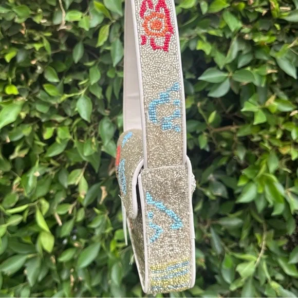 NWT STAUD TOMMY BEADED BAG SWIMMERS - Picture 4 of 5